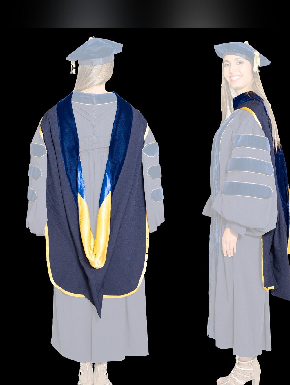 Doctoral cape dr graduation doctoral hood (PhD/EdD.), Jostens